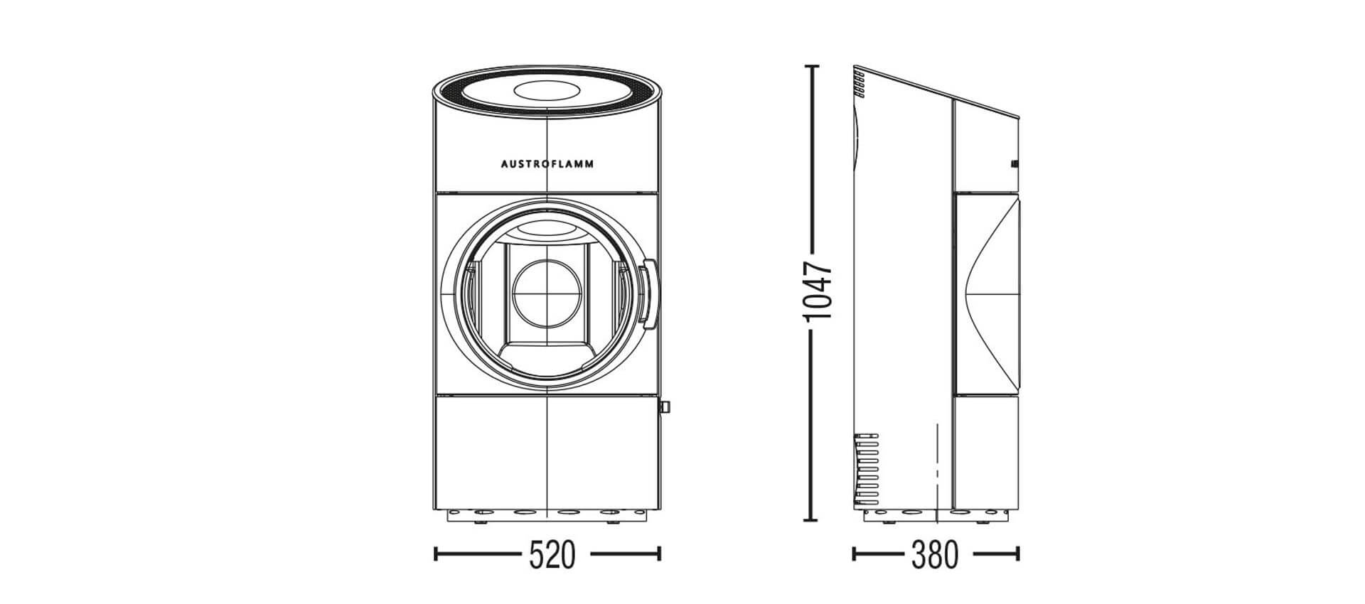 Estufa de leña CLOU COMPACT - Imagen 3